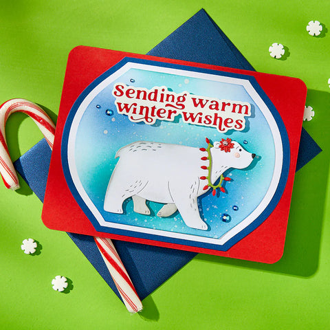 Spellbinders - Polar Bear Pals (North Pole Friends Collection) Dies