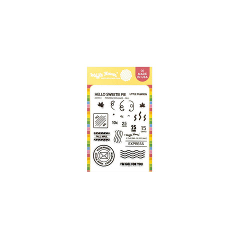 Waffle Flower - Postage Collage Fall Stamp Set