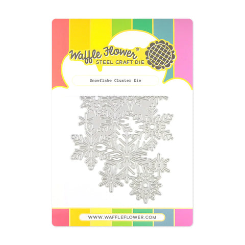 Waffle Flower - Snowflake Cluster Die