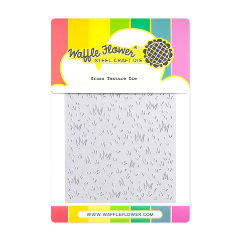 Waffle Flower - Grass Texture Background Die