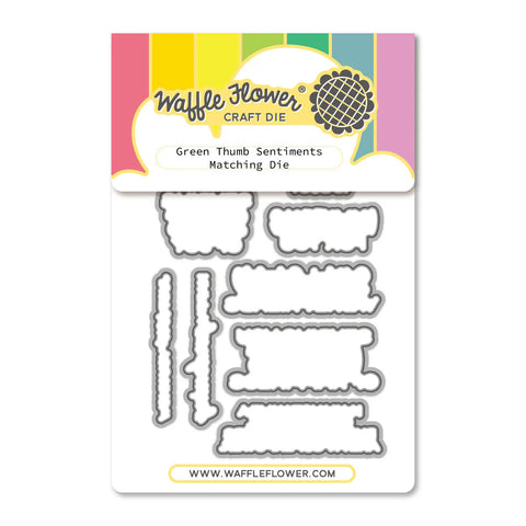 Waffle Flower - Green Thumb Sentiment Stamp Set