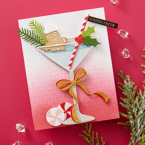 Spellbinders - Christmas Cocktail (Happy Hour Collection) Die