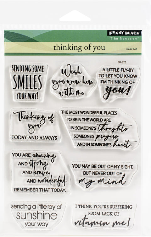 Penny Black - Thinking of You Stamp Set