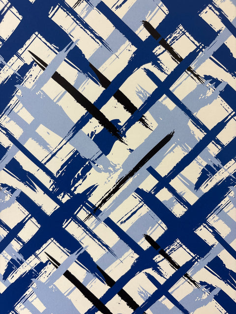 12"x 12" Paint Plaid Single-Sided Paper