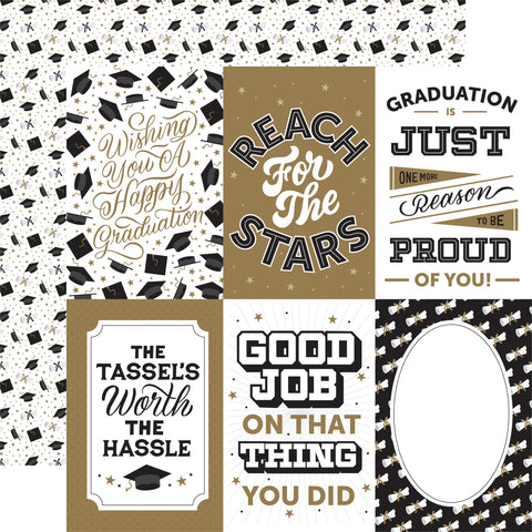 Echo Park 12"x 12" Graduation Double-Sided Cardstock