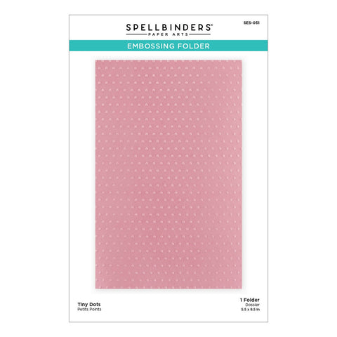 Spellbinders - Tiny Dot Embossing Folder