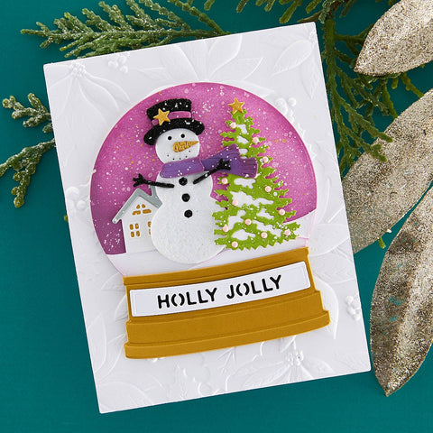 Spellbinders - Snowman Scene, Snow Globe Dies