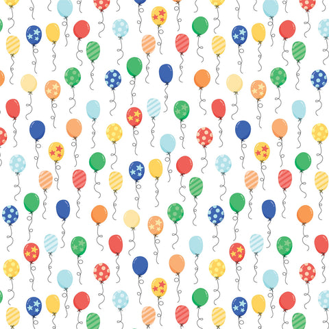 Echo Park 12"x 12" Make a Wish Birthday Boy (Party Time) Double-Sided Paper