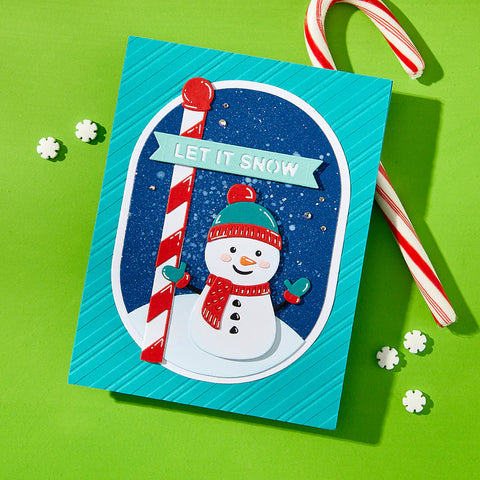 Spellbinders - North Pole Sentiments (North Pole Friends Collection) Dies