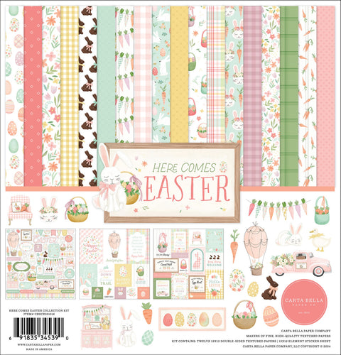 Carta Bella - 12'x 12" Here Comes Easter Paper Pack