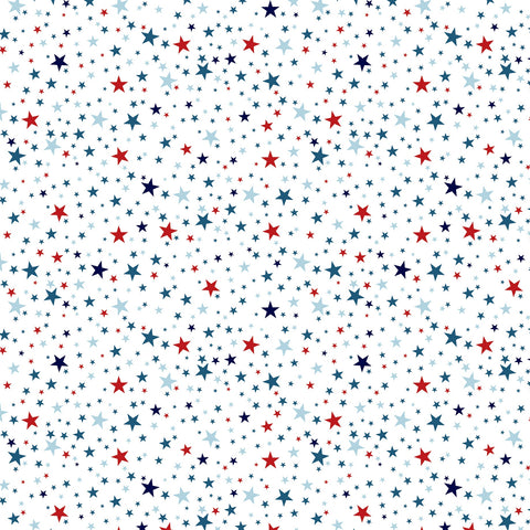 Echo Park 12"x 12" Spirited Stars (Stars and Stripes Forever) Double-Sided Paper