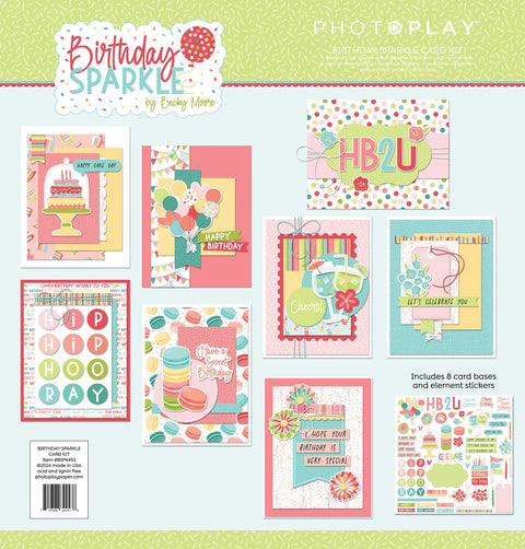 PhotoPlay - Birthday Sparkle Card Kit