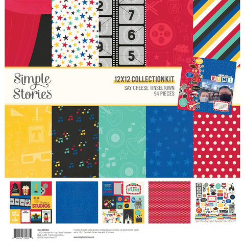 Simple Stories - 12"x 12" Say Cheese Tinseltown Paper Pack
