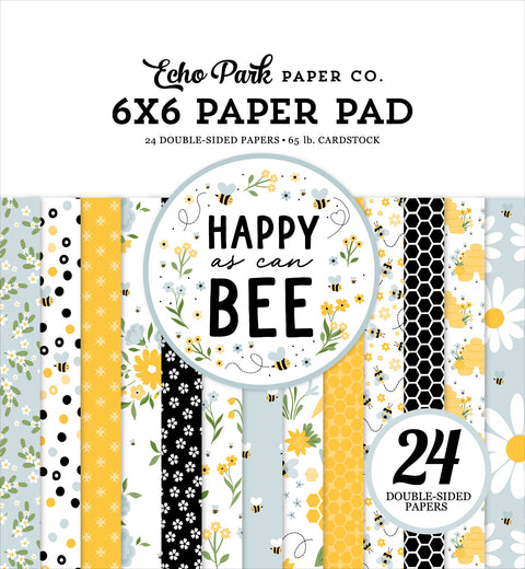 Echo Park 6"x 6" Happy as Can Bee Paper Pad