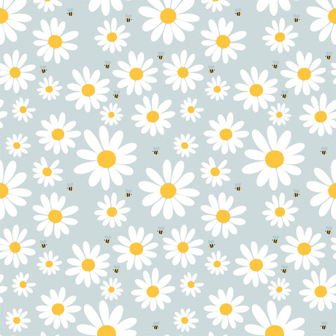 Echo Park 12"x 12" Lovely Bee Daisies (Happy As Can Bee Collection) Double-Sided Cardstock