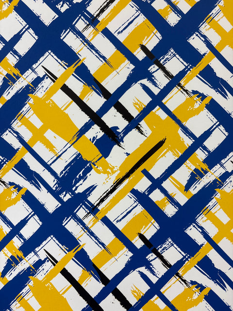 12"x 12" Paint Plaid Single-Sided Paper