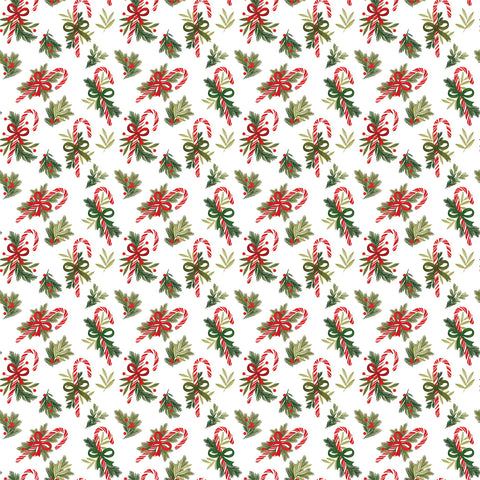 Echo Park - 12"x 12" Candy Cane Gifts (Christmas Joy) Double-Sided Paper