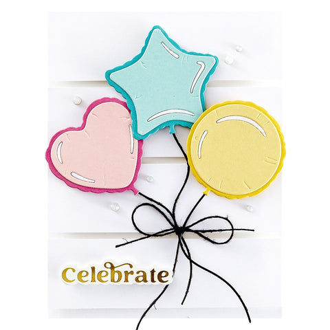 Spellbinders - Mylar Balloons/Birthday Bash Dies by Simon Hurley