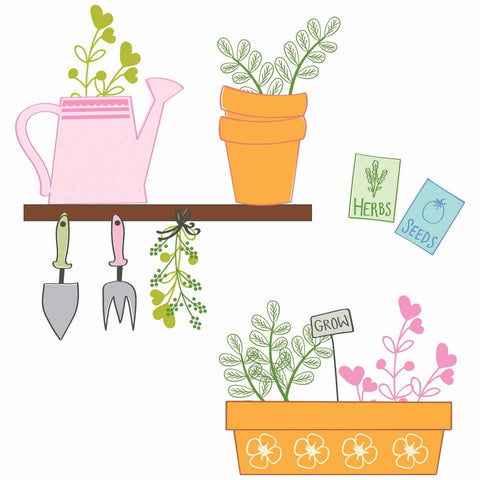 Sizzix/Catherine Pooler - Greenhouse Finds Stamp Set