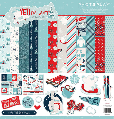 PhotoPlay - 12"x 12" Yeti for Winter Paper Pack