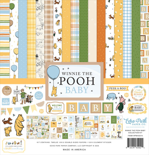 Echo Park - 12"x 12" Winnie the Pooh Baby Paper Pack