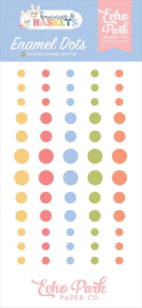 Echo Park - Enamel Dots/Embellishments (Bunnies & Baskets)