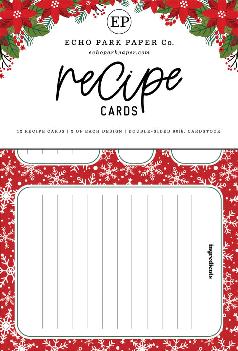 Echo Park - 4"x 6" Have a Holly Jolly Christmas Recipe