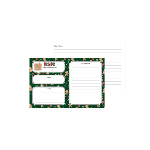 Echo Park - 4"x 6" Baking Spirits Bright Recipe Cards (12 Cards)