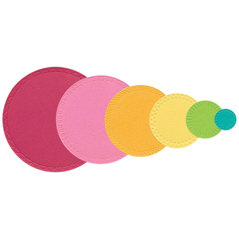 Sizzix/Catherine Pooler - Border Party Circle Framelit Dies (6pk)