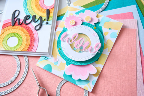 Sizzix/Catherine Pooler - Border Party Circle Framelit Dies (6pk)