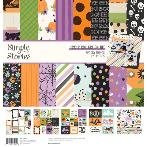 Simple Stories - 12"x 12" Spooky Things Paper Pack