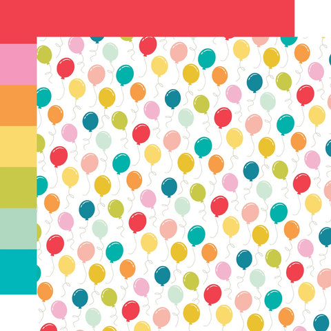 Simple Stories - 12"x 12" Best Day (Fun Times Collectioin) Double-Sided Paper