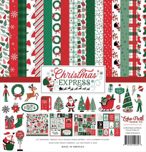 Echo Park 12"x 12" Christmas Express Paper Pack