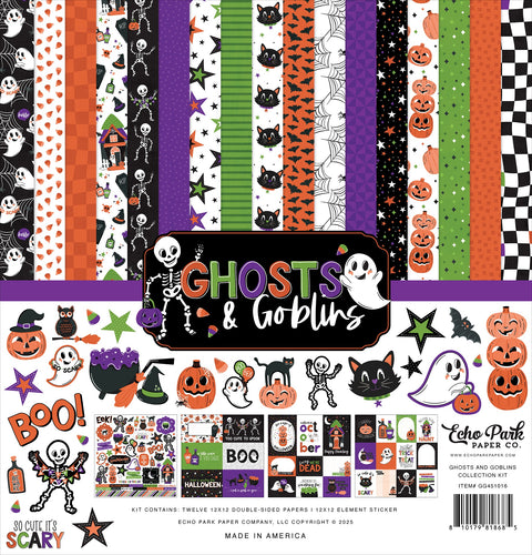 Echo Park - 12"x 12" Ghosts & Goblins Paper Pack