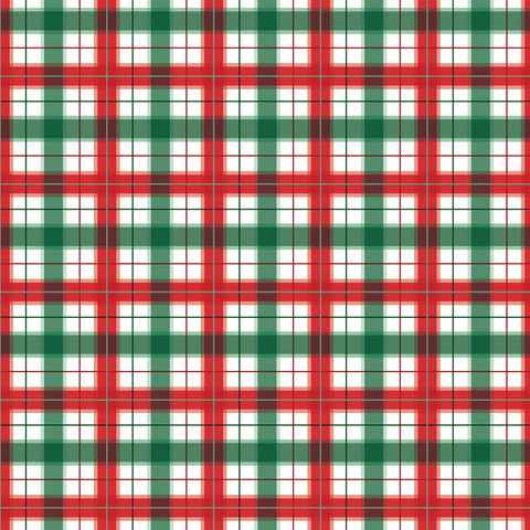Echo Park 12"x 12" Santa Claus Hats (Christmas Express) Double-Sided Paper