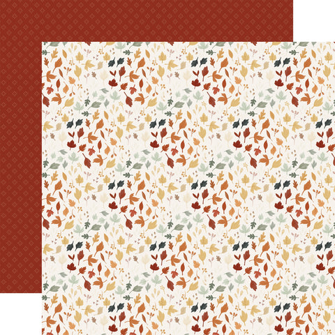Carta Bella - 12"x 12" Color of Fall Leaves (It's Autumn) Double-Sided Paper