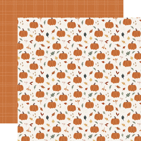Carta Bella - 12"x 12"Pumpkin to Talk About (It's Autumn) Double-Sided Paper