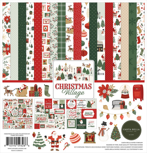 Carta Bella - 12"x 12" Christmas Village Paper Pack