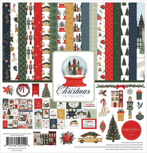 Carta Bella - 12"x 12" Christmas in the City Paper Pack