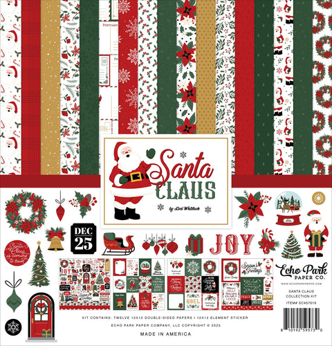 Echo Park - 12"x 12" Santa Claus Paper Pack