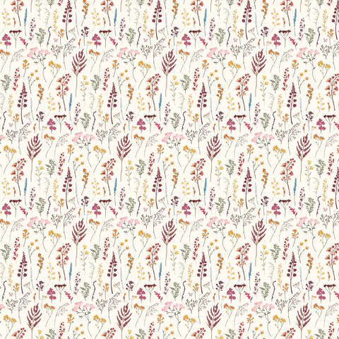 Carta Bella - 12'x 12" Dried Wildflowers (Pressed Floral) Double-Sided Paper