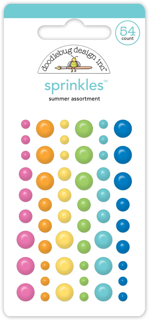 Doodlebug - Sprinkles - Summer Assortment - (54 Count)