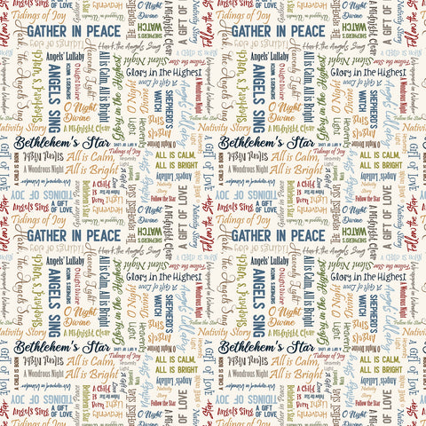 PhotoPlay - 12"x 12" Tidings of Joy (Silent Night) Double-Sided Paper