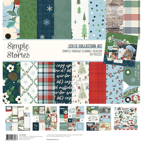 Simple Stories - Simple Vintage Flannel Season Collection Kit (89 Pcs)