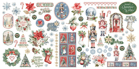 Graphic 45 - Deck the Halls Ephemera Assortment