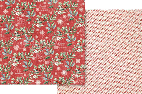 Graphic 45 - 12"x 12" A Little Sparkle (Deck the Halls Collection) Double-Sided Paper