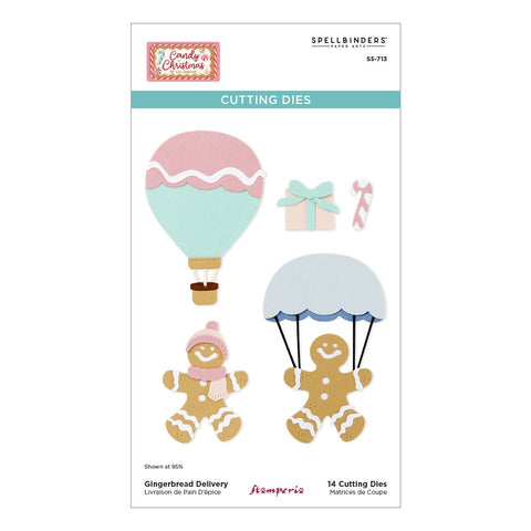 Spellbinders - Gingerbread Delivery (Candy Christmas Collection) Dies