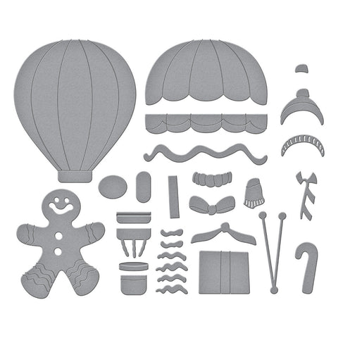 Spellbinders - Gingerbread Delivery (Candy Christmas Collection) Dies