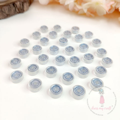 Dress My Craft - Transparent Spinners (12 Pieces)