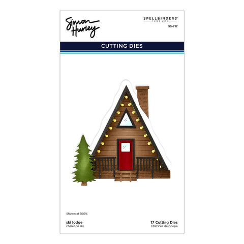 Spellbinders - Ski Lodge (Ski-Son's Greetings Collection) Dies